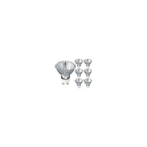 Lampadine alogene GU10 per faretti, 35 W, 220-240 V, luce bianca calda 2700 K, dimmerabili, confezione da 6 [classe energetica G] (1/5)