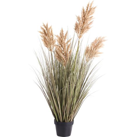 Plante Artificielle en Pot 120 cm Accessoire Décoration d'Intérieur Herbe de Pampa Pampas Grass (1/5)