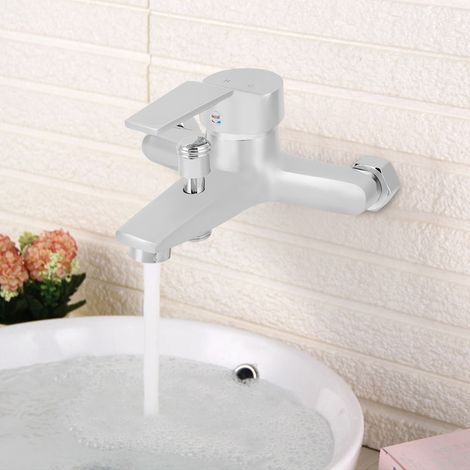 Douche à main G1/2 pouce, 5 fonctions, kit de pommeau de douche pour salle de bain, accessoires de pulvérisation (1/5)