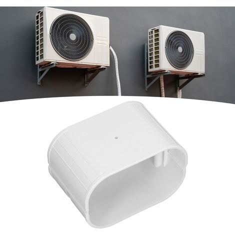 Raccord droit pour tuyau de climatisation 434, rainure décorative pour tuyau en cuivre (unité intérieure et extérieure), kit de cache-tuyau en PVC, accessoires pour tuyaux de climatisation (1/5)