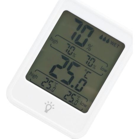 Termómetro-higrómetro digital MC41 con pantalla LCD (1/5)