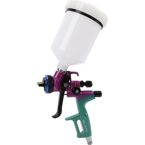 Spruzzatore di vernice professionale HVLP - Per mobili/pareti/progetti artistici, serbatoio da 600 ml, ugello da 1,3 mm (1/5)