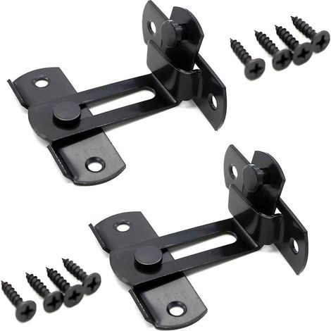 Serrure de porte à angle droit, verrou de sécurité pour tiroirs, clôtures en bois ou portails métalliques