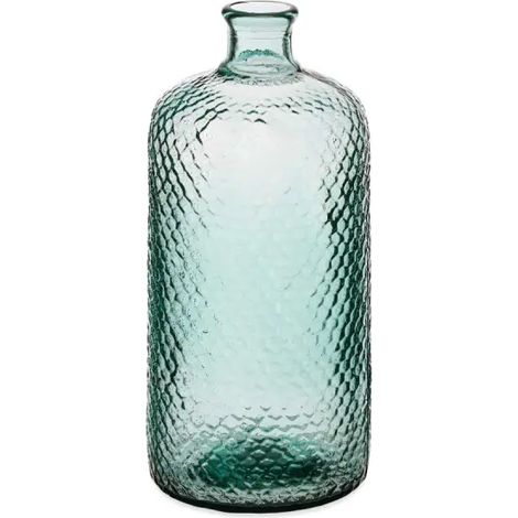 Botella decorativa de vidrio 8L 19x19x42 (1/3)