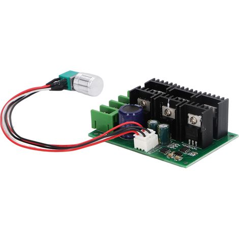 Module de commande de moteur 20 A, puissant module de contrôle de vitesse de moteur PWM avec interrupteur, 12-24 V CC (1/5)