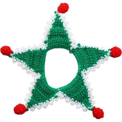 Écharpe, bavoir et serviette pour animaux de compagnie (chien/chat) pour Noël - Accessoires adorables pour animaux