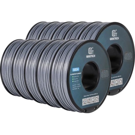 Filamento stampabile in 3D, 1,75 mm, elevata resistenza agli urti, argento (1/2)