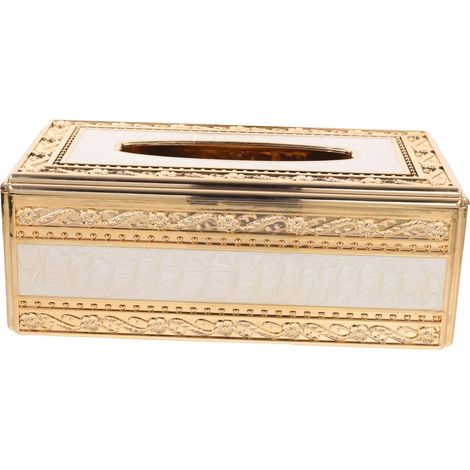 Caja de pañuelos de acrílico con dispensador de tapa de fácil apertura para hoteles o el hogar - Almacenamiento práctico