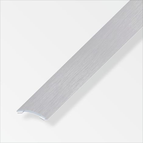 alfer Übergangsprofil 1 m, 30 x 5 mm Alu eloxiert gebürstet grau Übergangsprofil (1/2)