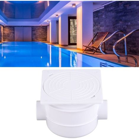 Boîte de Junction Sous‑Marine pour Lumière de Piscine – Blanc (100x100x34mm, Plastique, 145g)