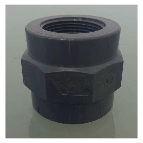 Sonderangebot PVC U Kunststoff Übergangsmuffe Sechskant mit Muffe 20 x 3/8"IG 1020141238000
