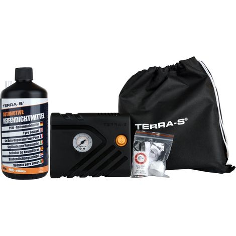 Mobil Kit Anti Crevaison Compresseur Bouteille Souple 450ml Terra S (1/5)