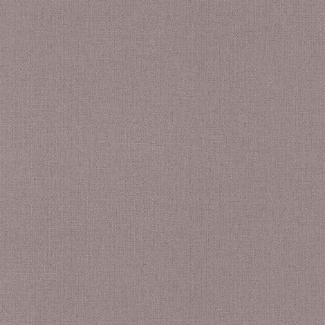 Papier peint moderne style nordique monochrome | Papier peint scandinave marron effet textile | Tapisserie unie marron pour chambre - 10,05 x 0,53 m (1/3)