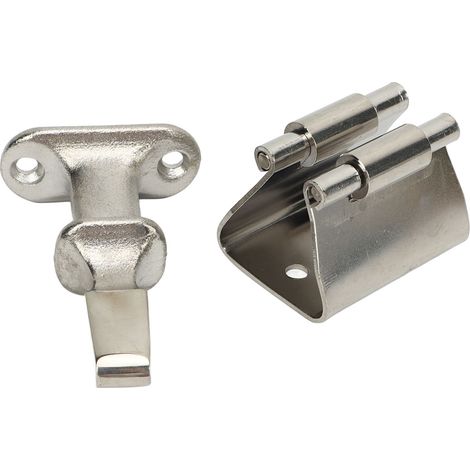 Bloque-porte robuste inox marine qualité navire, arrêt de porte avec aimant et support, quincaillerie haut de gamme pour bateau, yacht, camping-car, fixation résistante à la corrosion (1/5)
