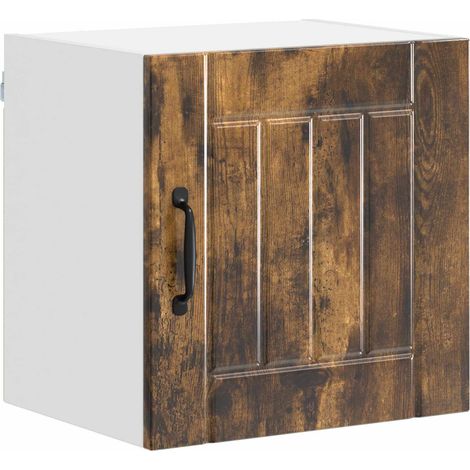 Maison Exclusive - Armario de Pared LUCCA Roble Ahumado 40 x 31 x