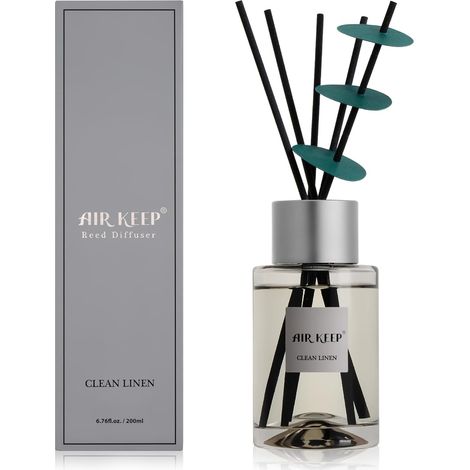 200 ml Home Clean Linen Fragrance Diffuser Sticks for Living Room, Bedroom and Bathroom (1/5)