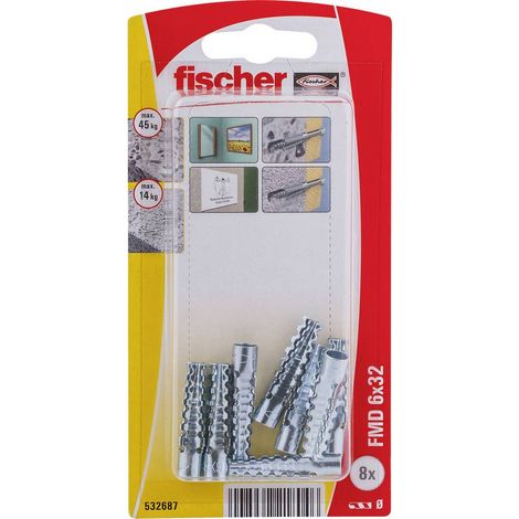 Fischer 532687 FMD 6 x 32 K NV Fissaggio metallico ad espansione 32 mm 6 mm 1 KIT (1/5)