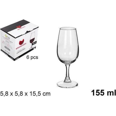 15,5 cls copa catavino reforzado para finos,olorosos,dulces - caja 6 unidades