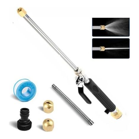 Lance à eau haute pression tuyau buse Jet jardin voiture laveuse pistolet ensemble bleu