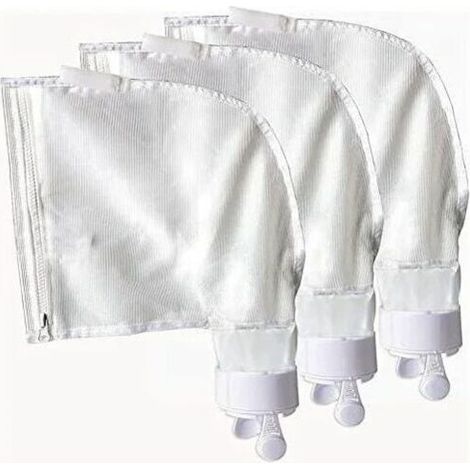 3er-Pack Ersatz-Reißverschlusstaschen, kompatibel mit Polaris 280 480, MUMU-Mehrzwecktaschen aus Nylonnetz (1/4)