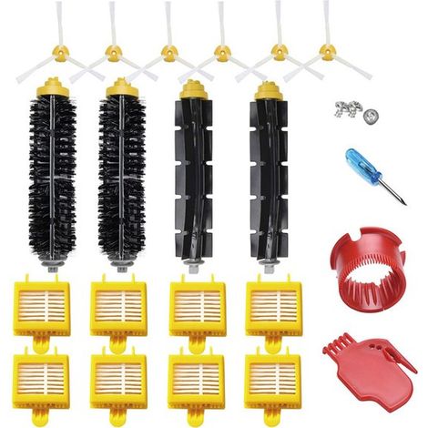 Accessoire compatible avec iRobot Roomba série 700 Kit d'entretien avec brosses et filtres - compatible avec iRobot Roomba 720 750 760 765 770 772 (1/5)