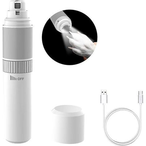 lime Ongle Electrique Chien Chat, Coupe Ongle Griffes Chien 40db Silencieux Compagnie Avec Capuchon Anti-poussire, Ciseau Ongles Pour Grand Moyen