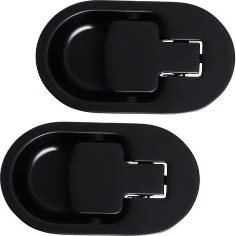Boucle de canapé - Poignée de rechange - 110 x 68 x 38 mm - Noir - Lot de 2 (1/5)