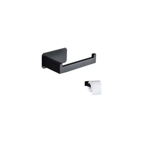 Devidoir Papier Toilette Acier Inoxydable Derouleur Papier Toilette Mural Original Sans Percage Noir Porte Papier Toilette Adhesif 3M Pour Decoration Salle de Bain WC Accessoire Cuisine--- Crezuo (1/4)