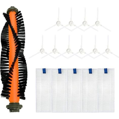 Kit de 16 brosses latérales principales pour aspirateur robot Explorer Série 20 RG687 RR682 RR687 RR688, 1 brosse rouleau pr (1/4)