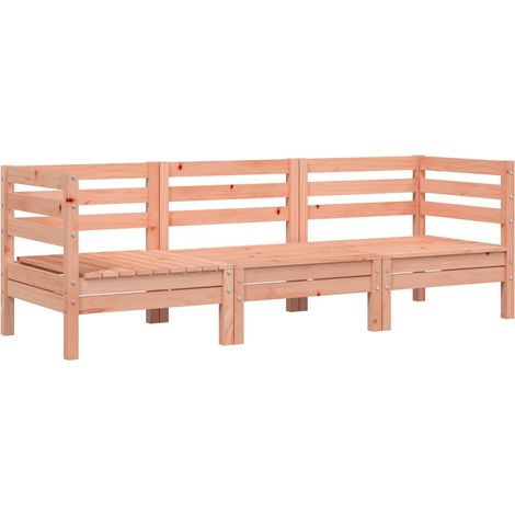 Maison Exclusive - Gartensofa 3-Sitzer Massivholz Douglasie (1/5)