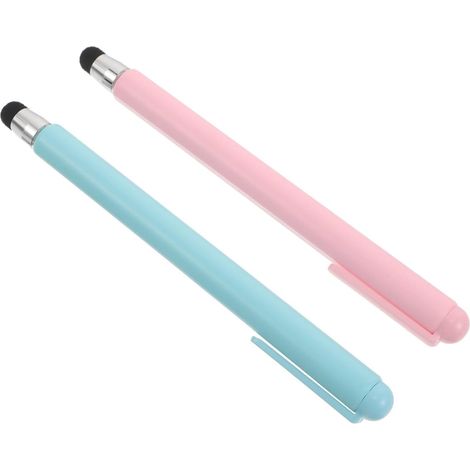 Lot de 2 Stylets tactiles Extensibles pour écrans Blancs, tablettes et téléphones Outil pédagogique Intelligent pour Les Enseignants, Le Bureau et Les présentations à Domicile. (1/5)