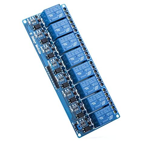 Module Relais 5V DC 8 Canaux avec Optocoupleur 8-Channel Relay Module pour Mega 1280 DSP Arm PIC AVR STM32 (1/5)