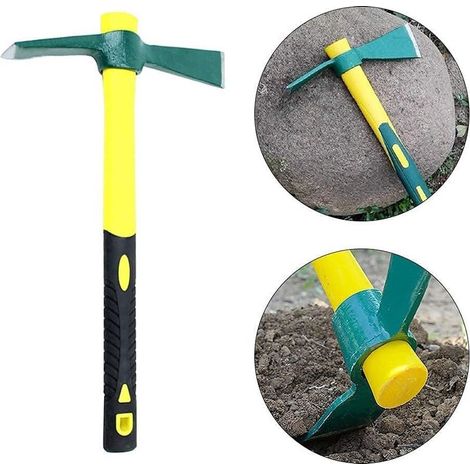 Outils de jardinage : mini-pioches, pioches en acier, pioches à manche en fibre de verre, outils de jardinage et d'agriculture. (1/5)