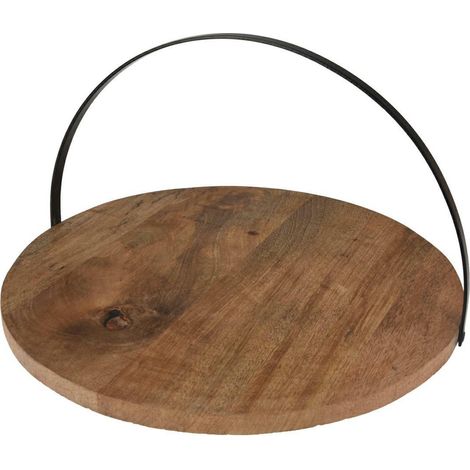 Alzata per torta in legno di mango, 28 cm (1/2)