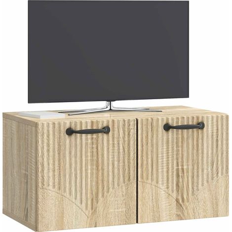 Maison Exclusive - Wandmontierter TV-Schrank Sonoma-Eiche 59,5 x