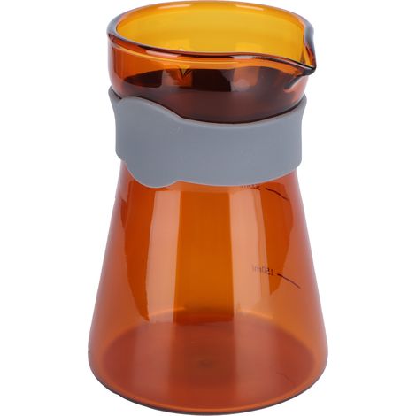 Robuste Kaffeemaschine aus Borosilikatglas mit Waage (Braun) (1/5)