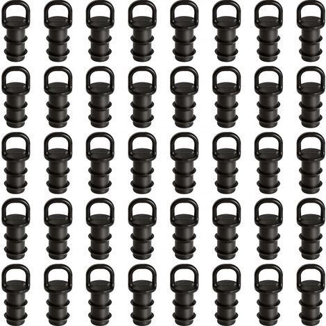 [NIE BENUTZT]40 Stück 16 mm Tropfbewässerungsarmaturen, Tropfbewässerungs-Endstopfen, Tropfbewässerungssteckeradapter, für Bewässerungssystem (1/5)