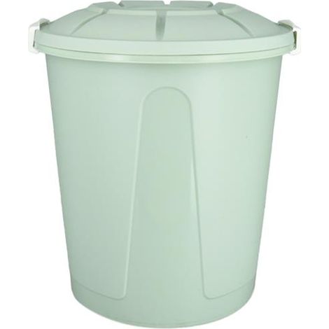 BIDONE MODELLO STELLA 25 LT CON TAPPO E MANICI COLORE VERDE TIFFANY (1/2)