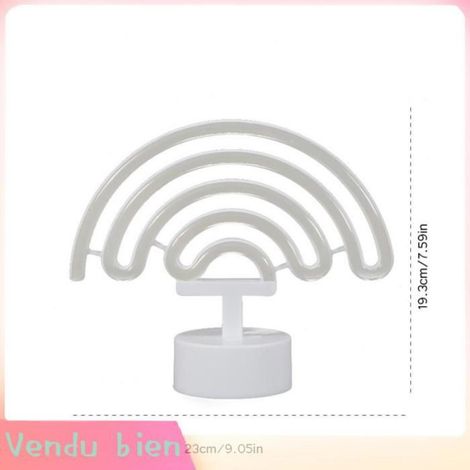 Lumière de signe LED mignonne Mignon LED Arc-En-Néon Lampe Lampe pour La Maison Dortoir luminaire lampe Couleur assortie (1/4)