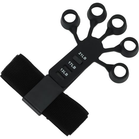 Finger-/Handtrainingsgerät mit 6 Widerstandsstufen, aus weichem Silikon, ideal zur Kräftigung der Hände von Sportlern und Musikern. (1/5)