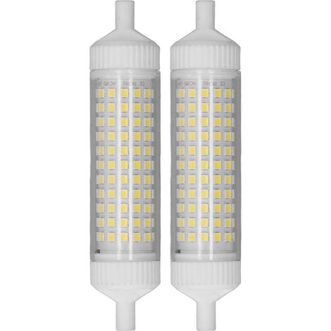 Ampoule LED R7S, 118mm, variable, 15W, 154 LED, projecteur à Double extrémité, pour éclairage publicitaire nocturne à domicile, 220V, 2 pièces (1/5)