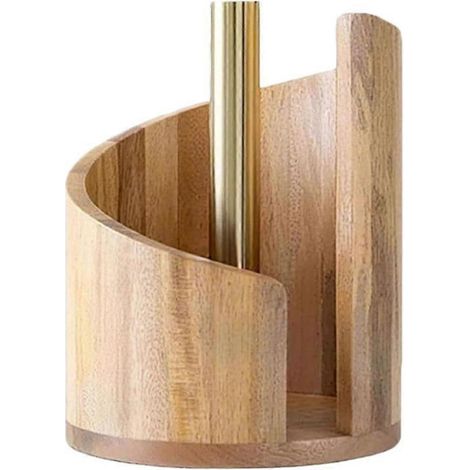 Porta fazzoletti da tavolo con base rotonda e struttura in ferro, decorato con motivo a spirale (FMY) (1/5)