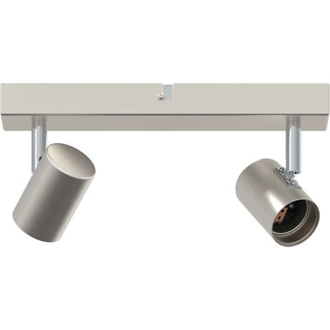Spot de plafond Nickel brossé 26 x 6.5 x 11.5 cm Acier CFW416380 (1/5)