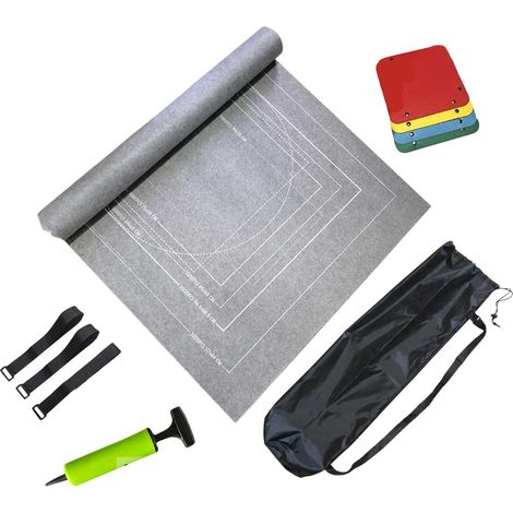 1 Tapis de rangement puzzle, feutre 140x99 cm, pour 3000 pièces, avec tube gonflable et sac (1/5)