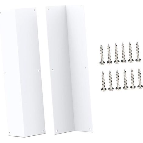 protections d'angle métalliques avec vis, 40 x 8, 5 x 8, 5 cm, bords l (1/5)