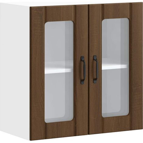 Maison Exclusive - Armario pared cocina puerta de cristal Lucca r