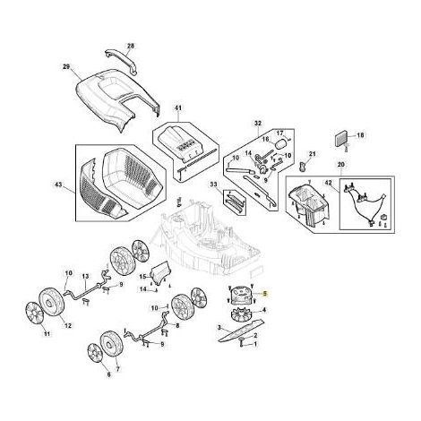 ELEKTROMOTOR E 340 LI 20 ORIGINAL STIGA - 118811178/0