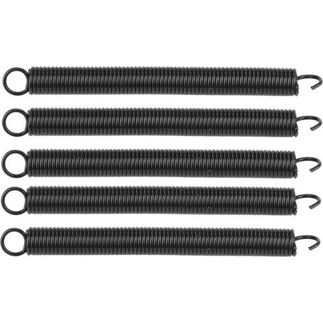 5 ressorts de traction et compression 0,6 mm fil, 4 mm ext., 50 mm long, pour chercheur de bords (1/5)