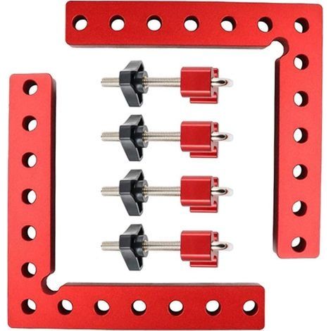 Pince d'Angle de Type L, Carré de Positionnement à 90° - Outil de Serrage de Menuisier (140 mm x 140 mm) (1/5)