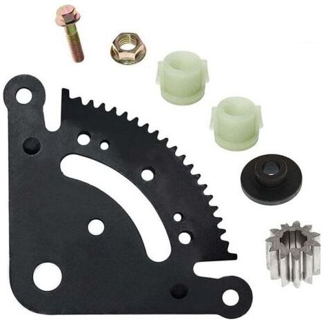 Kit de réparation de pignon de direction pour tondeuses autoportées John Deere série LA. Références des pièces remplaçables : GX21924BLE, GX20053, GX20054 et GX21994.